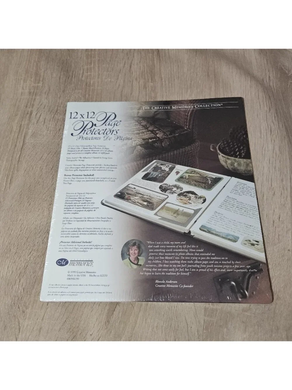 Creative Memories 12x12 Page Protectors Old Style 16 pages 1999